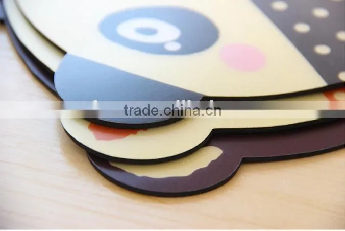 new amine mouse pad , rubber mouse mat , custom cartoon mouse pad