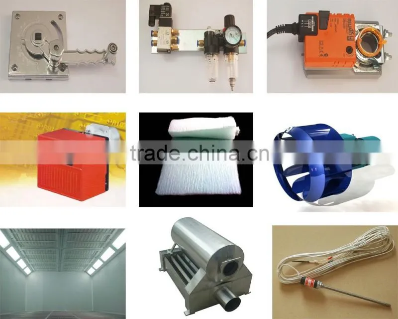 JF good spray booth middle price high effeciency offer clean cabin purified air health body painting room for sale
