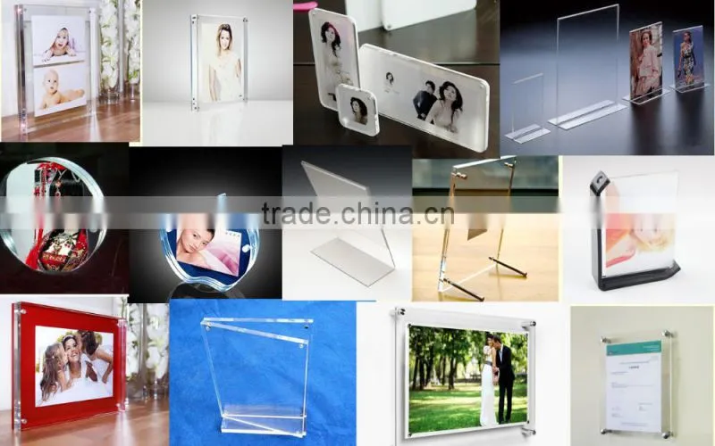 colorful Black Acrylic display tray holder case box