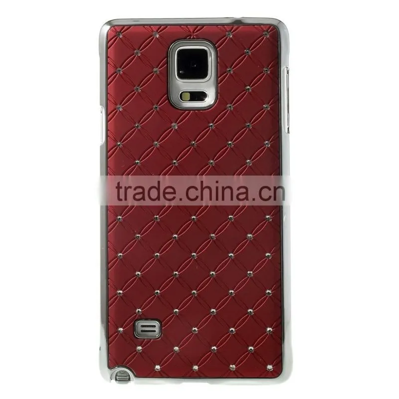 Diamond Pattern PC Case for Samsung Note4, Back Case for Note4, Plastic case for Note 4