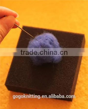 100% merino colourful wool for dry wet felting for manual lovers