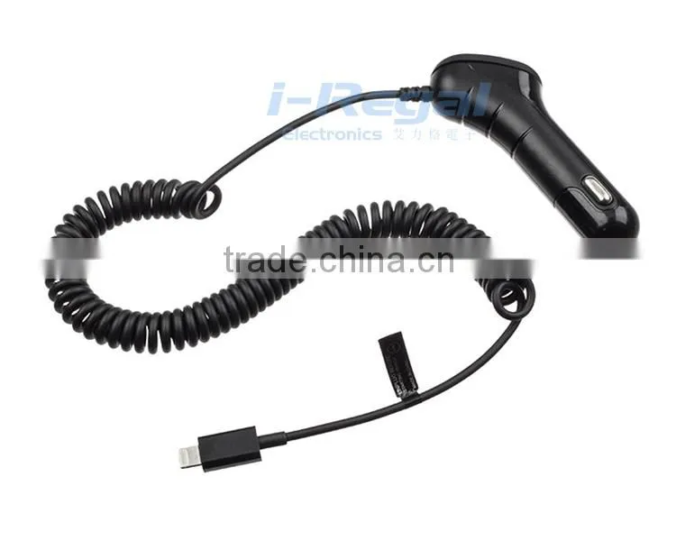 5v 1A usb car charger with cable for iPhone