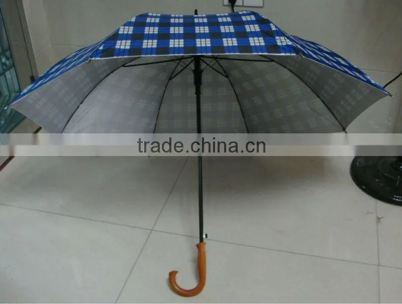 G32J good selling straight golf check men umbrella