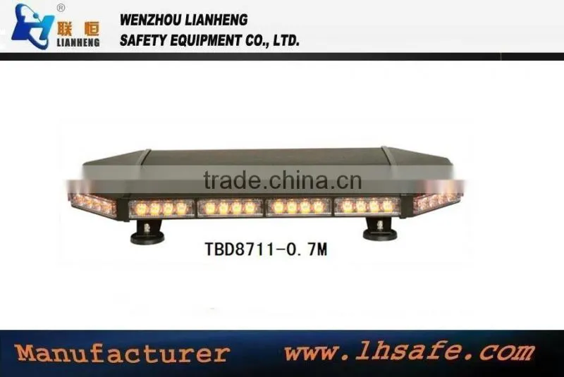 Magnetic Mount LED mini Lightbar/Emergency Hazard Warning Amber LED Mini Lightbar TBD8711W-0.7M