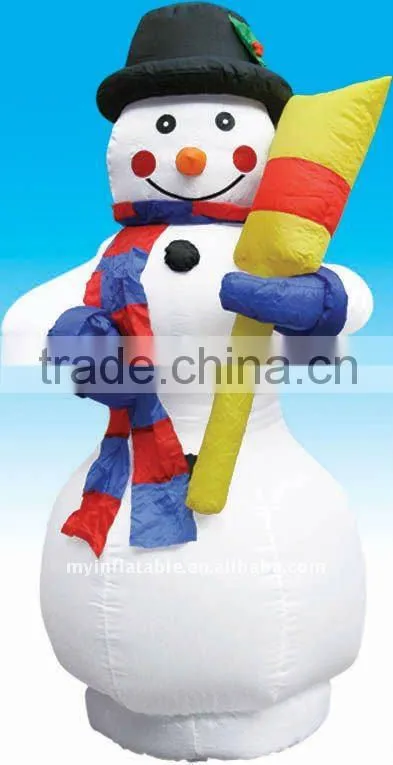 outdoor inflatable snowman