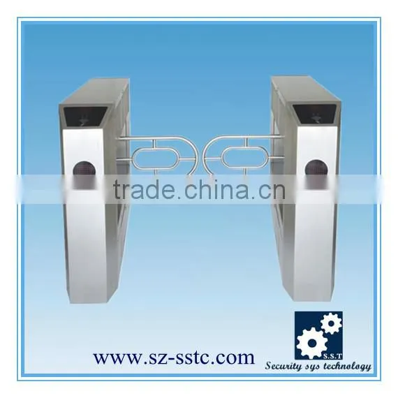 Access control manual swing barrier gate/Double swing turnstile barrier gate