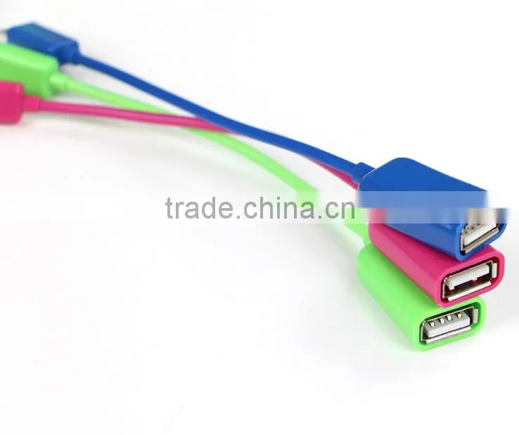 USB2.0 otg micro usb cable for mobile phone