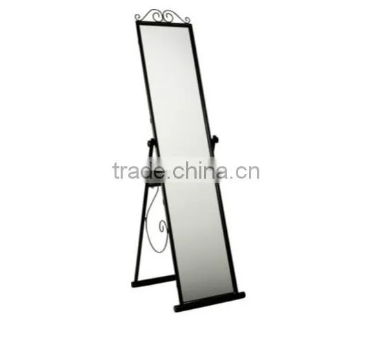 leather affect wall sticker mirror for sale