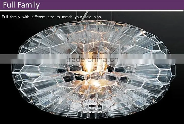 Hot sale Chandeliers with Acrylic Lamp Shade