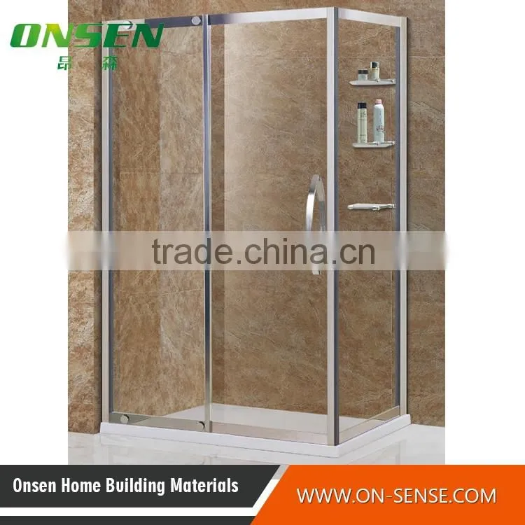 Rectangle shape stainless steel shower enclosure for luxurious bathroom