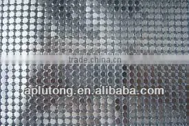 China wire mesh sequin knit fabric for curtain drapery