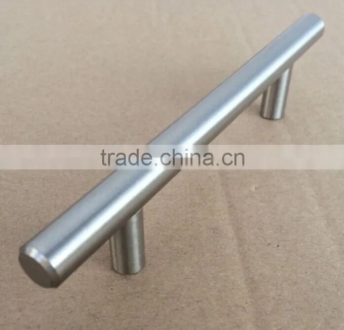 Cheapest price solid stainless steel furniture cabinet kitchen cabinet t bar handle