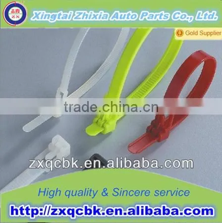 ZX White Marker Cable Ties/manufactur Adjustable cable ties/cable tie all size