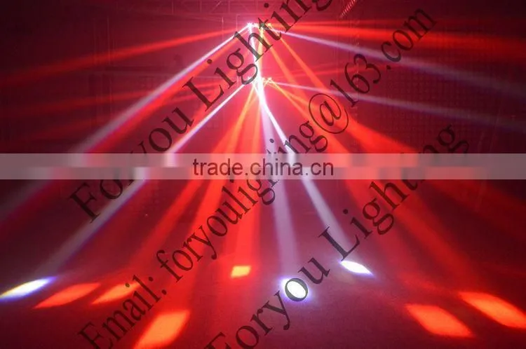 American DJ Zipper 4-Head Barrel Mirror Scanner 4pcs 10W RGBW 4IN1 LED Disco DJ Light