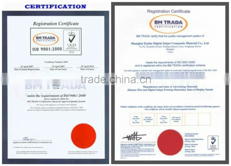 Inkjet photo paper/pvc digital print media/mesh vinyl