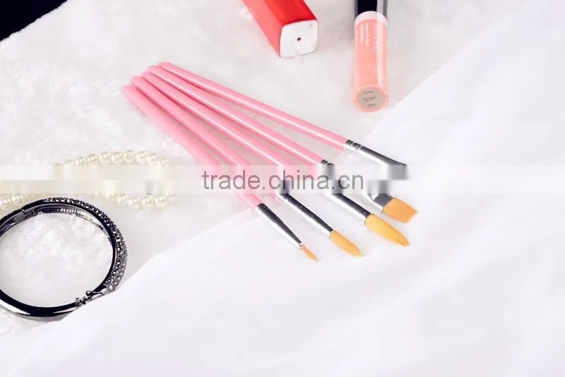 wholesale profession natural bristle artist painting brush,synthetic hair paint brush set