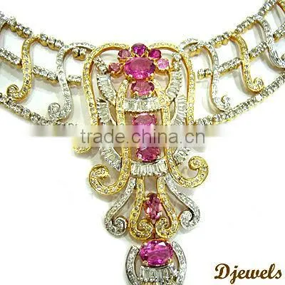 Diamond Necklaces, Gold Necklaces, Diamond jewellery