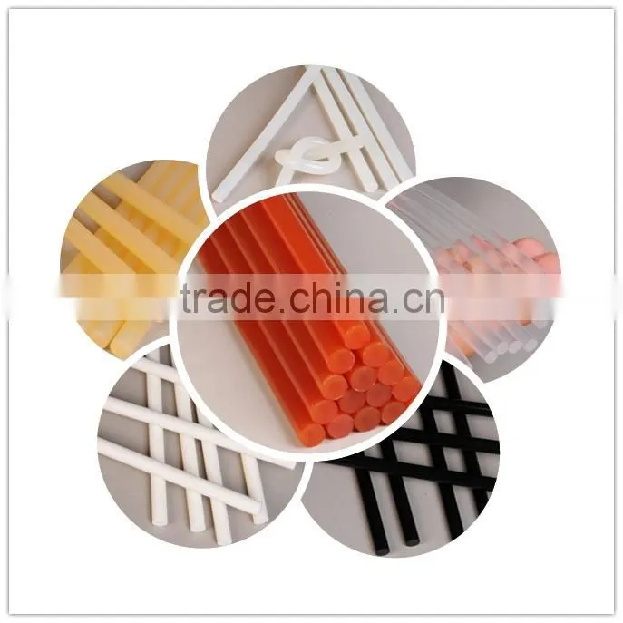 Factory EVA hotmelt adhesive glue stick for hand products and arts