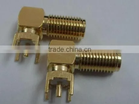 SMA female pcb mount connector