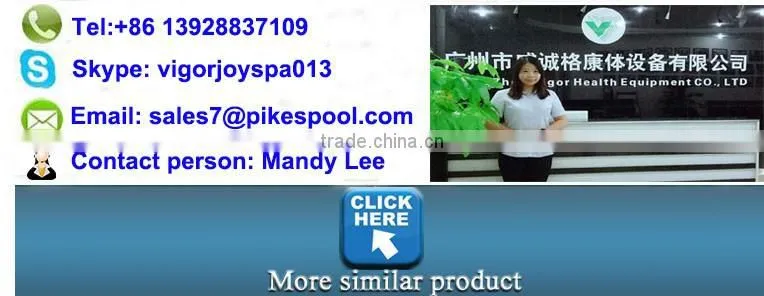 Factory price New design JY8801 Large swim spa with 3 steps