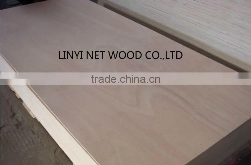 Okoume/Bintangor/Poplar/Birch Commercial Plywood /Marine