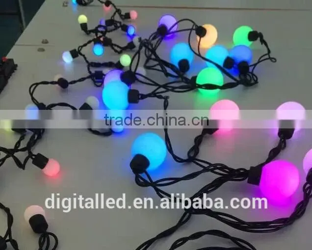 SJ-18-50/ SJ-38-20 auto color change rgb led ball string