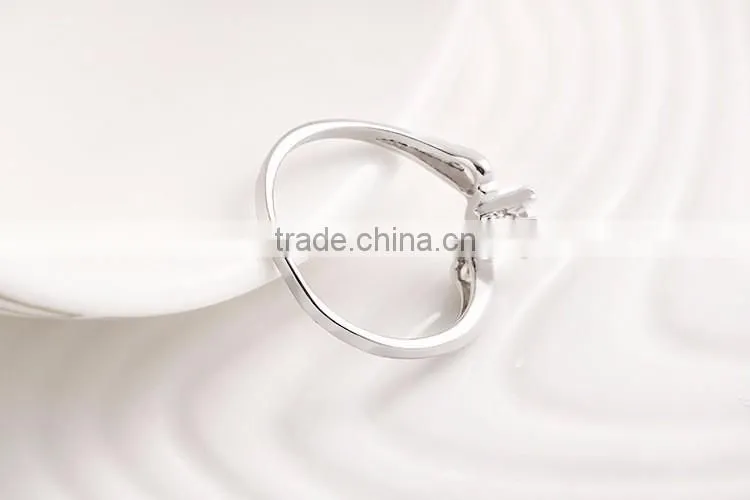 1 gram gold rings jewelry zircon wedding silver ring