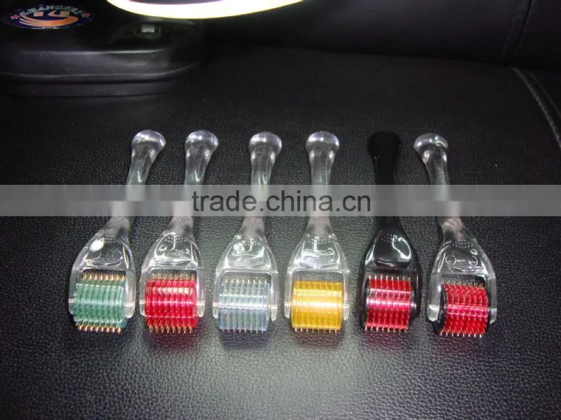 Promotion! Customized beauty care 192 needles titanium Microneedle Derma Roller price
