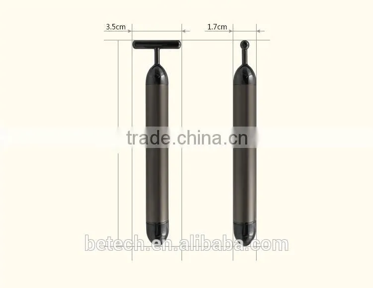 black gold color Energy Beauty Bar Facial Roller Massage Lady Beauty Bar