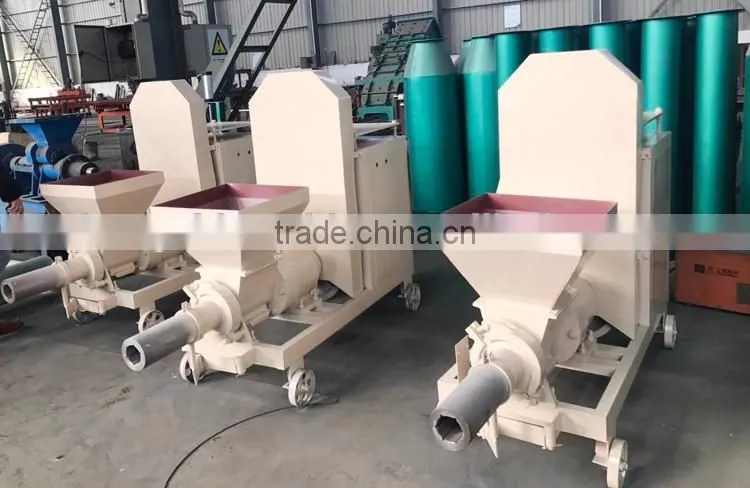 Energy saving wood charcoal briquette making machine
