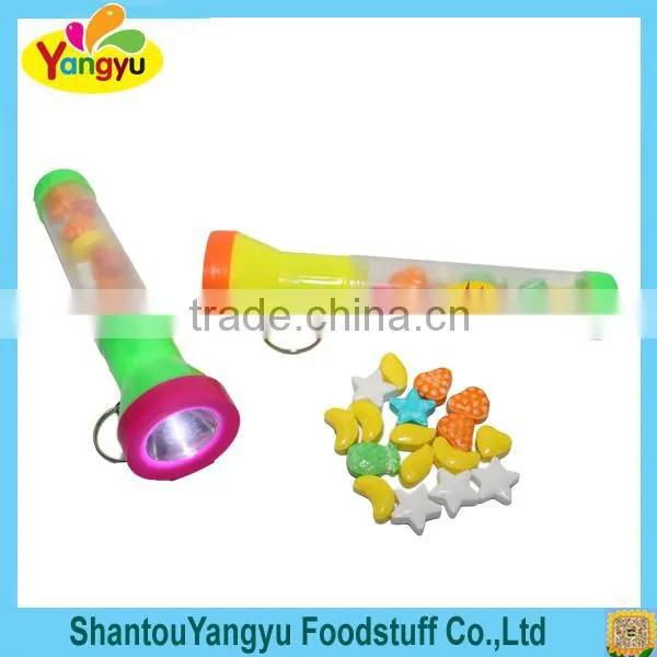 Lighting toy with mix shape fruity flavors tablet candy