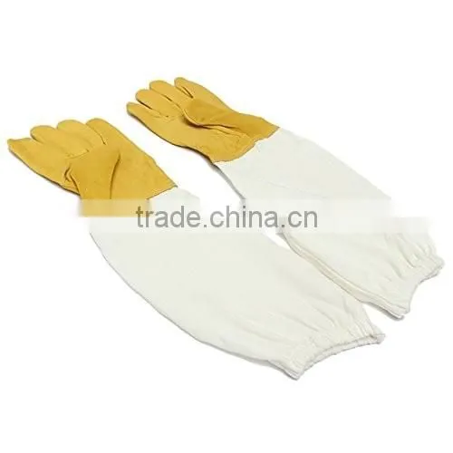 New Beekeeping Gloves Beekeepers Protective Goatskin Bee Keeping Leather Gloves