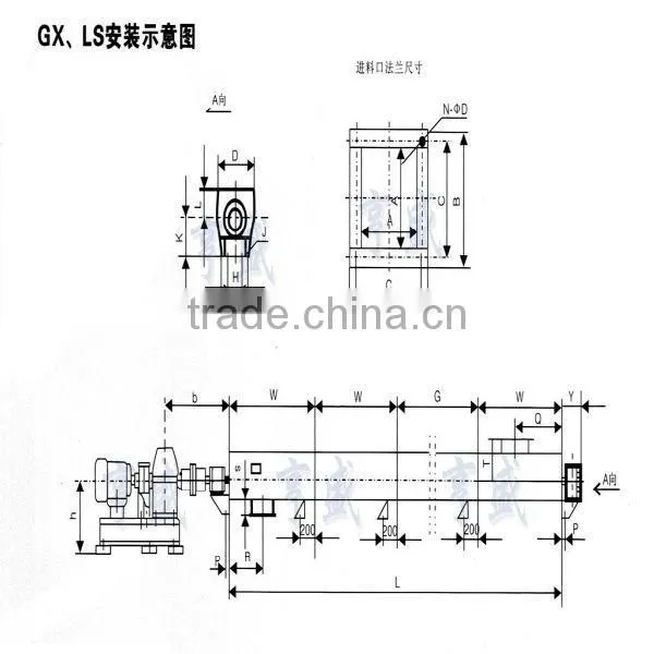 2013 newest screw conveyor helical blade