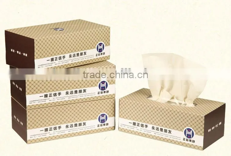 100% natural Wheat straw box facial paper