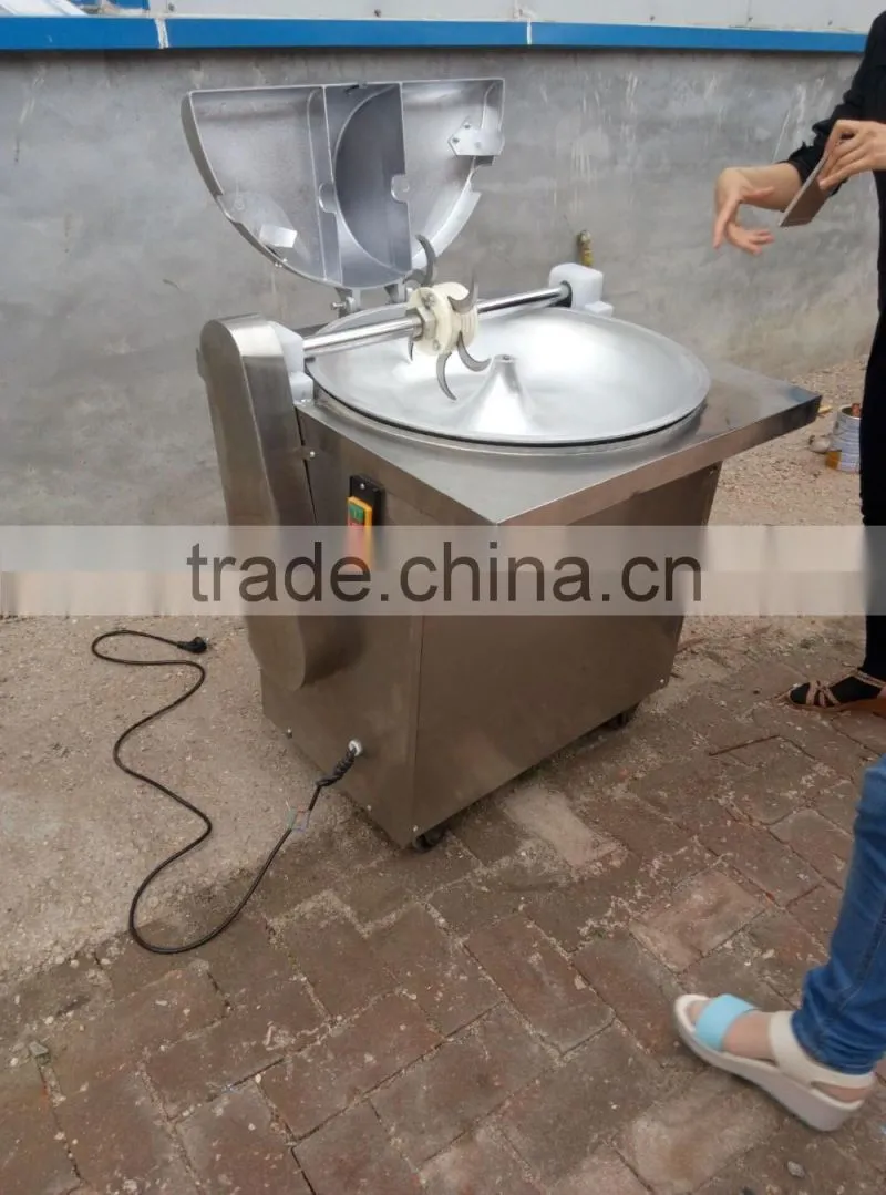 Multifunction Meat chopper bowl cutter/vegetable cutting machine/sausage meat bowl chopper