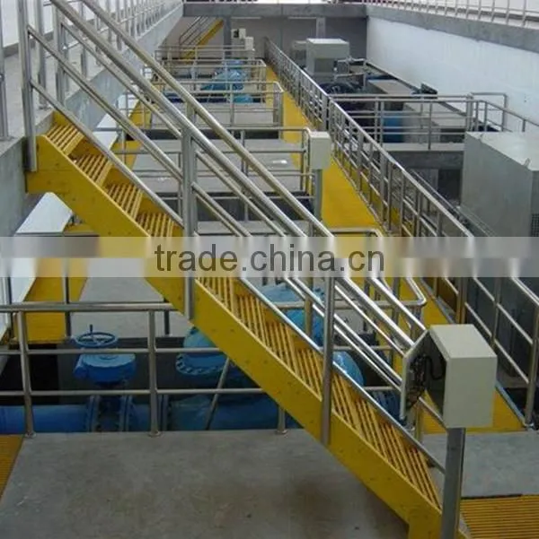 Corrosion resistant fiberglass combination platform ladder from china