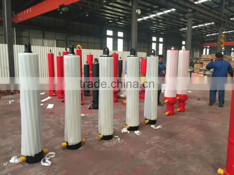 Heavy Dump Truck Telescopic Hydraulic Cylinder Ram