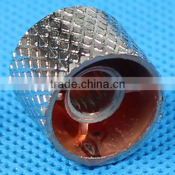 18teeth round plastic silvery amp knobs for mixers