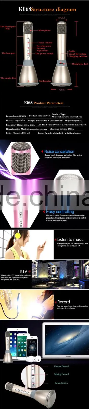 New Technology Karaoke Megaphone Speaker Mobile Accessories Looking for Business Partner in Europe