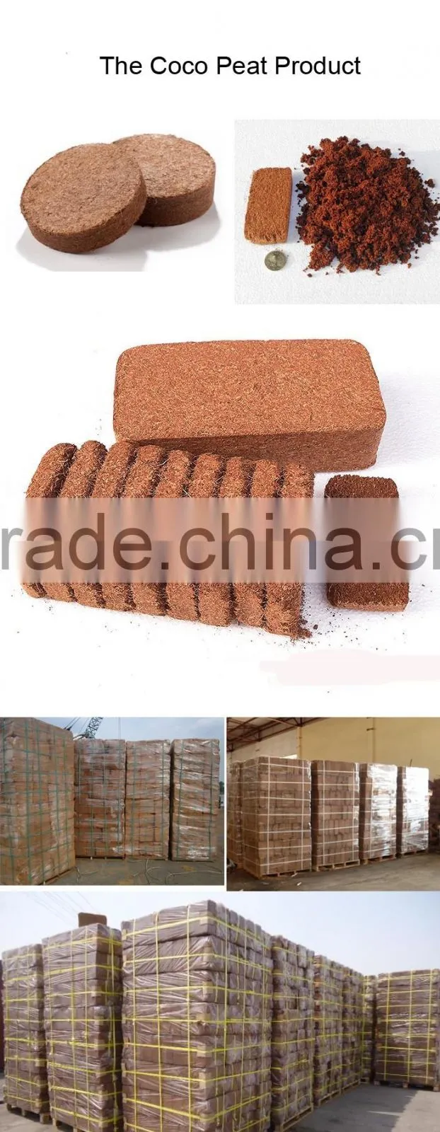 Best invest project coco peat drying line with dryer and baler machine