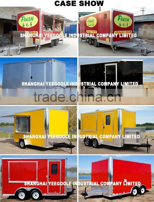 YG-LC-04 Mobile food trucks for rent/mobile food trucks for sale/used lunch trucks for sale CE