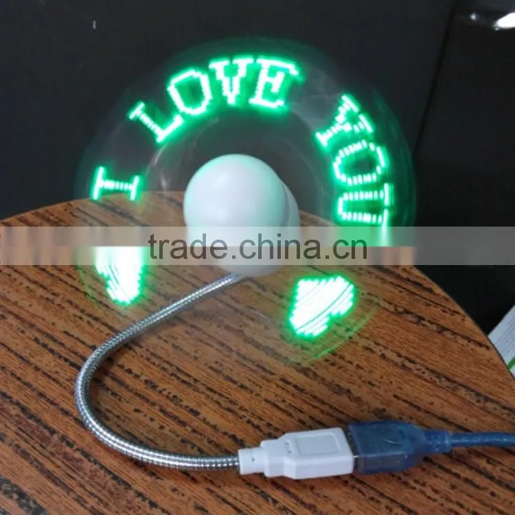 usb fan desk fan usb fan Fashion program led usb fan