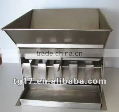 stainless steel sample splitter