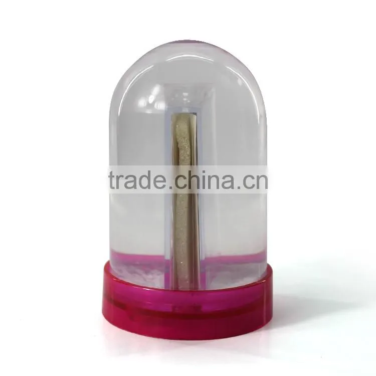 Custom plastic snow globe with photo insert