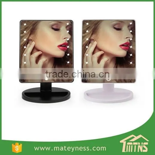 16 LED Illuminated Touch Screen Make Up Led Cosmetic Mirror