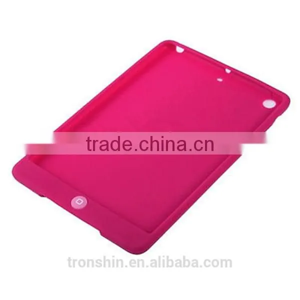 Soft Hand Feeling Matt Flexible Silicon Protective Back Cover for iPad Mini