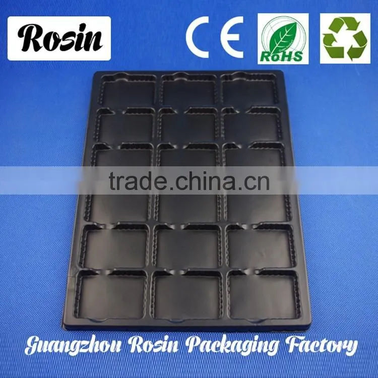 Guangzhou Eco-friendly plasic transparent blister macarons blister tray