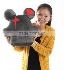 Stock small order supply fashion LED light cushion new design cushion