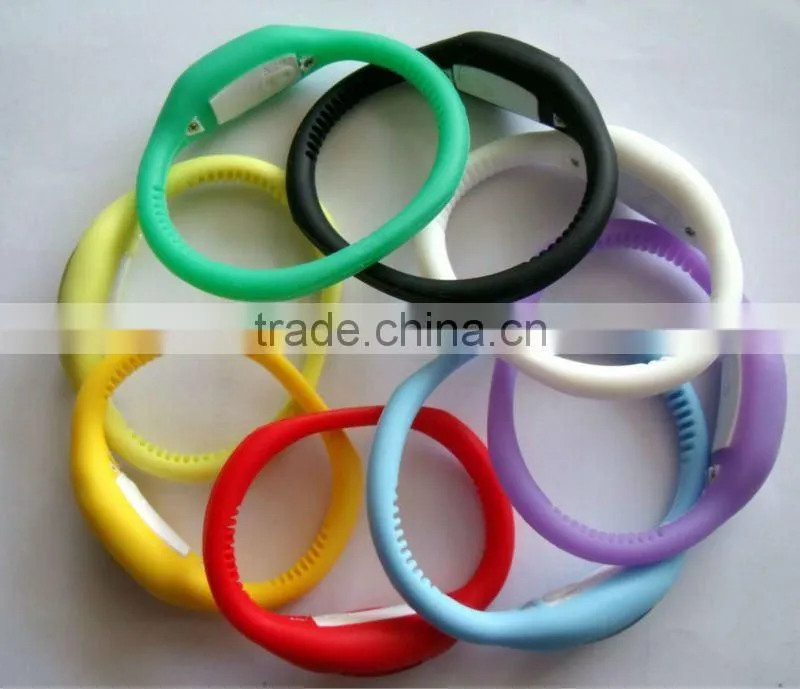 1ATM or 3ATM ion Silicone bracelet watch