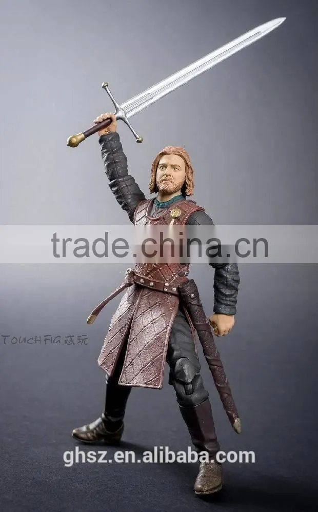 Guo hao hot sale custom resin Game of Throne toys , hot Jaime Lannister figure toys